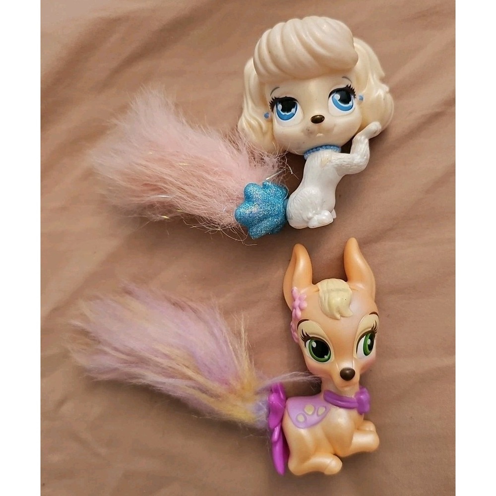 Blip Toys DISNEY PALACE PETS x 2 Figures Animals Deer & Puppy Dog Furry Tails